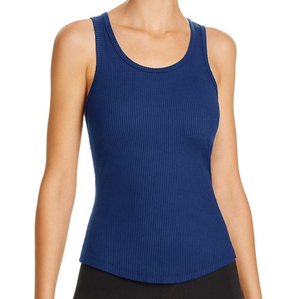 Year of Ours | Women's Navy Ribbed Tank Top
